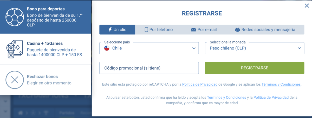 Regístrate en 1xbet: Accede a promociones exclusivas y disfruta de una experiencia de apuestas única.