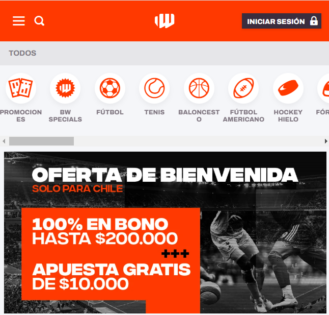 Desde apuestas gratis hasta 200.000 CLP de bienvenida ofrece Betwarrior para Chile