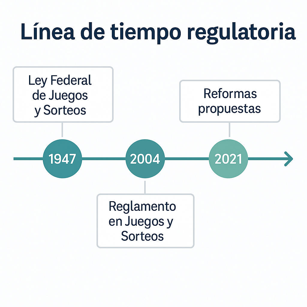Linea del tiempo regulatoria
