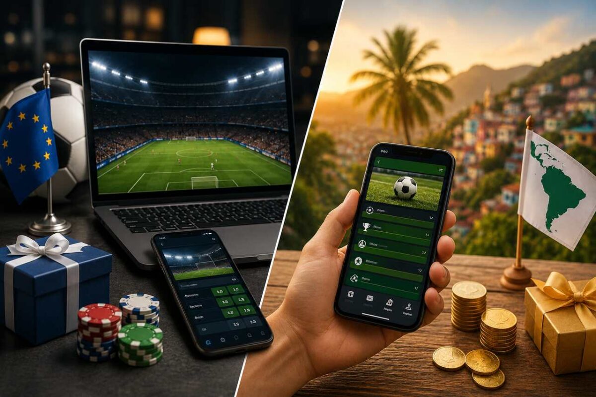 apuestas en Europa vs Latinoamérica